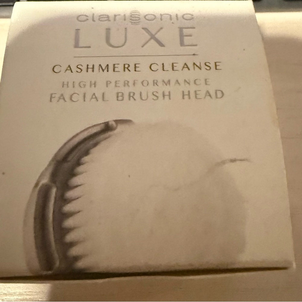 Clarisonic Luxe Cashmere Cleanse Facial Brush Head - New!